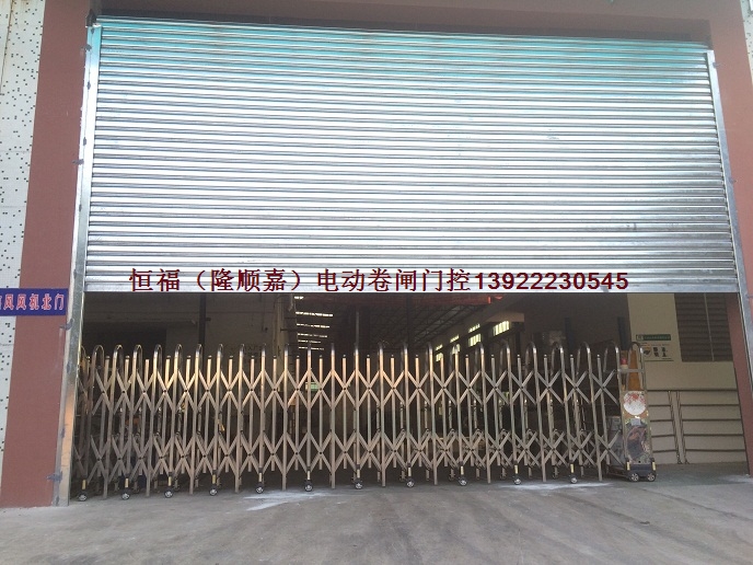 不锈钢卷闸门 伸缩门